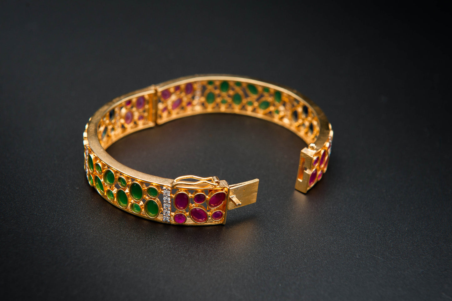 Sovereign Prism Bracelet — 925 Sterling Silver, 24K Gold Plated