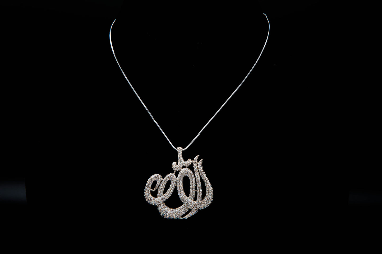 Calligraphy Pendant-925 Sterling Silver
