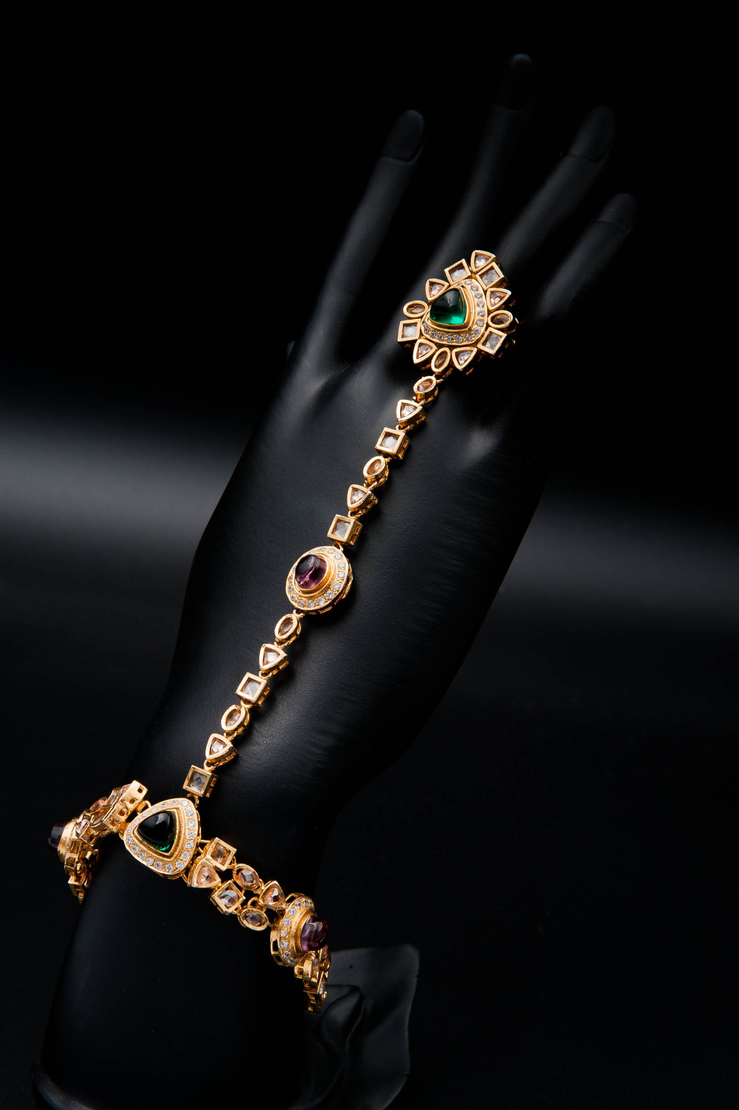 Heritage Splendor Bridal Set-925 Sterling Silver with 24K Gold Plating