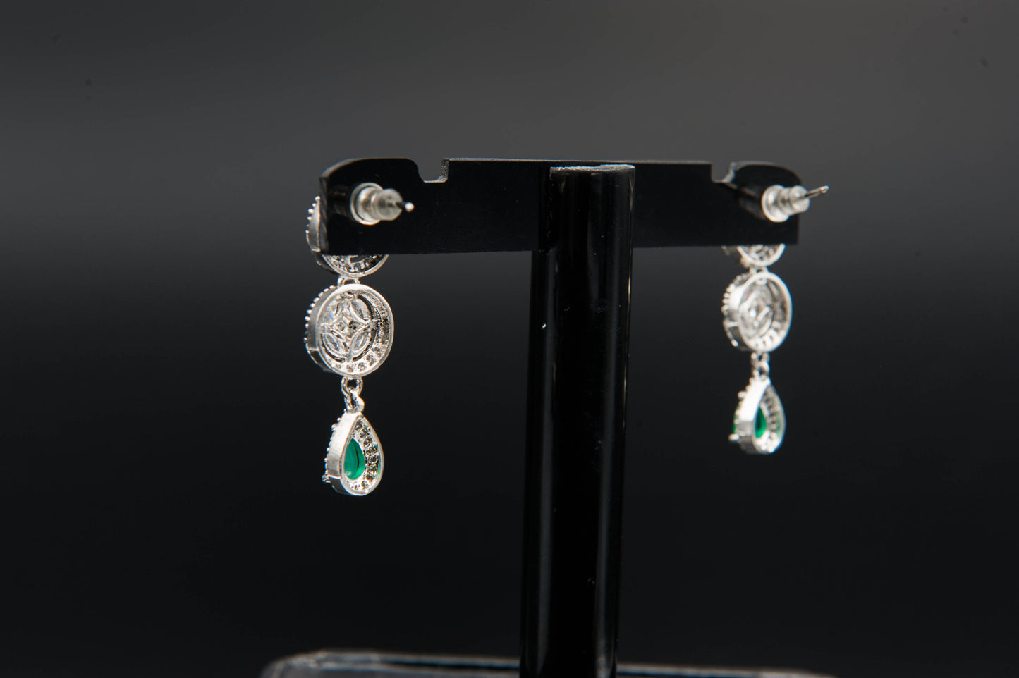 Emerald Halo Grace-1K Silver Set