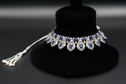 Azure Empress-1K Silver Set