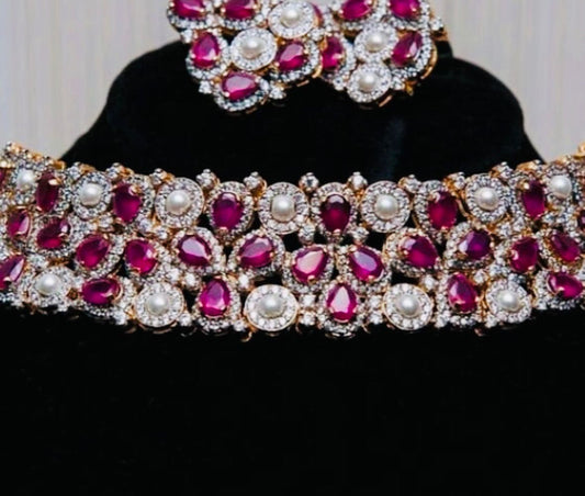 22K Gold-Plated Choker Set