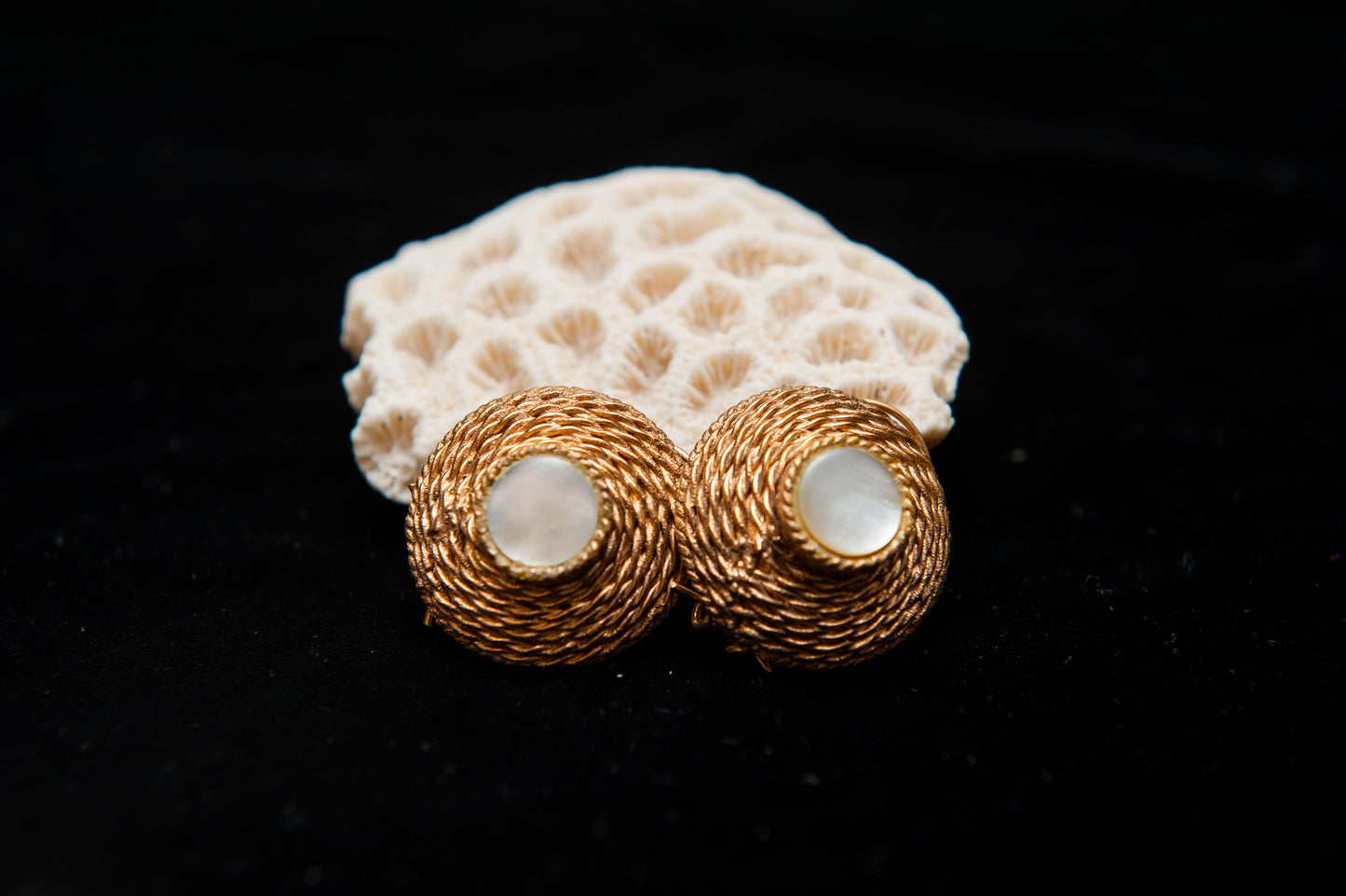 Pearl Crest Earrings-Kundan