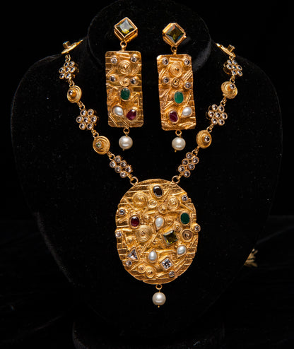 Gem Empress Set-Kundan