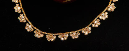 Petal Whisper Bracelet-Kundan