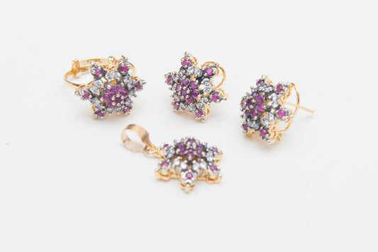 Lavanya Locket Set-Gold Plated