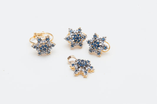 Neela Noor Locket Set-Gold Plated