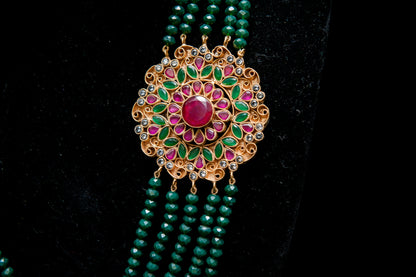 Verdant Radiance Set-Kundan