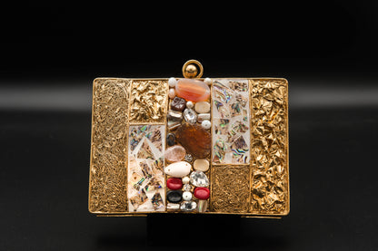 Gilded Mosaic Clutch