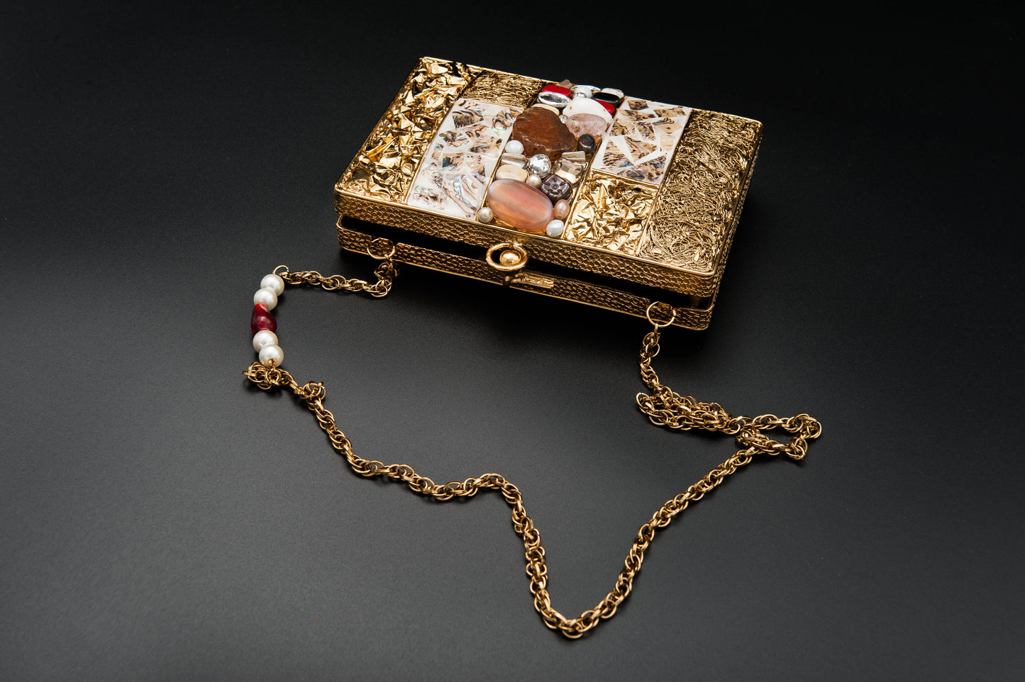 Gilded Mosaic Clutch