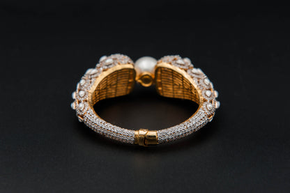 Celestial Pearl Bracelet — 925 Sterling Silver with 24K Gold Plated