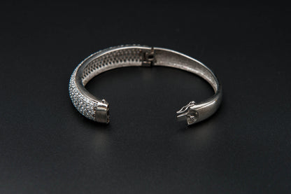 Frostline Pave Bracelet — 925 Sterling Silver