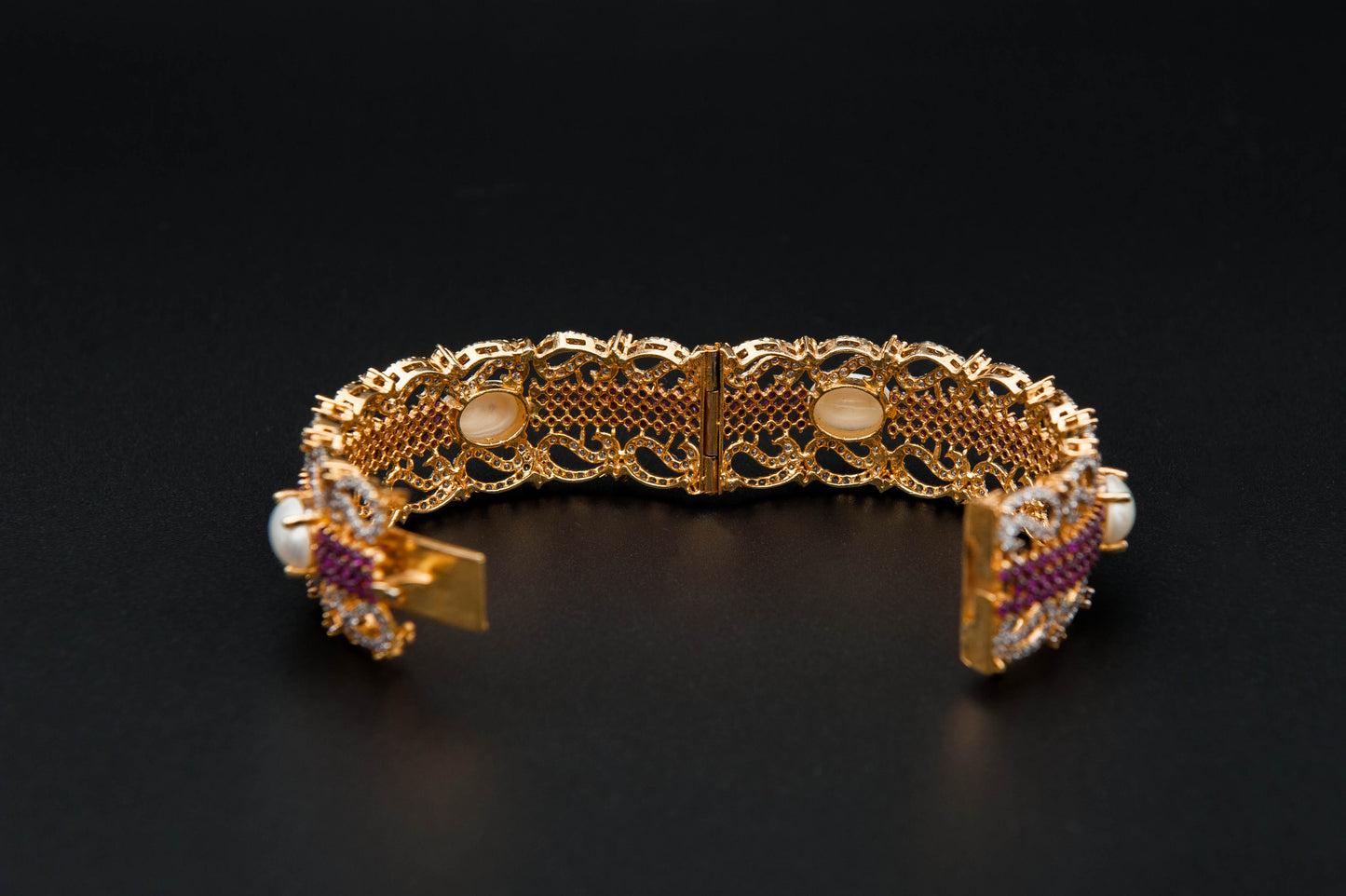 Lilac Halo Bracelet — 925 Sterling Silver, 24K Gold Plated