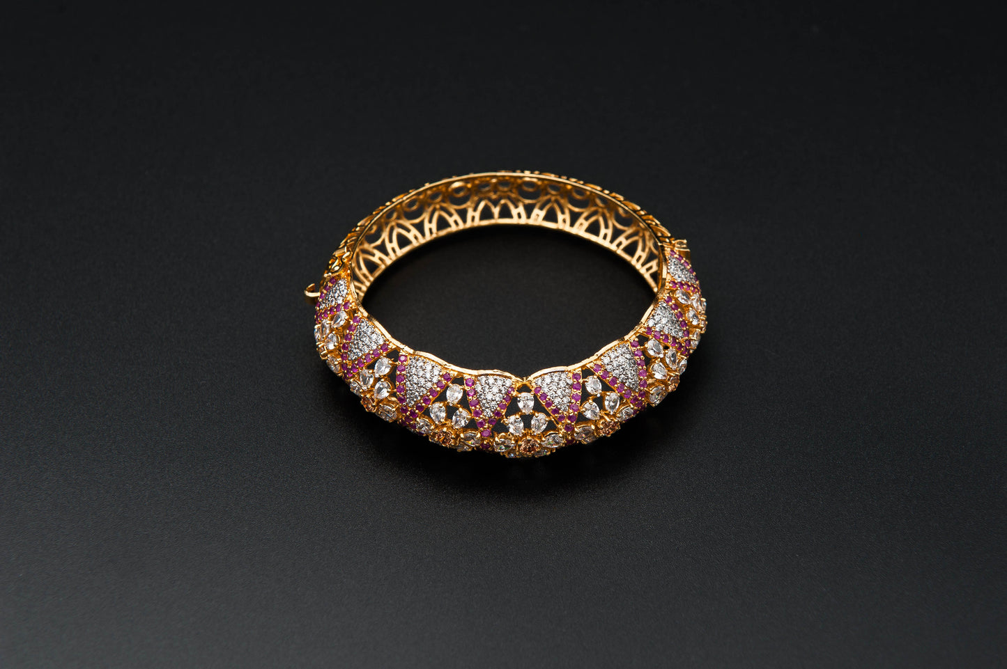 Rosette Royale Bracelet — 925 Sterling Silver, 24K Gold Plated