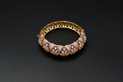 Rosette Royale Bracelet — 925 Sterling Silver, 24K Gold Plated