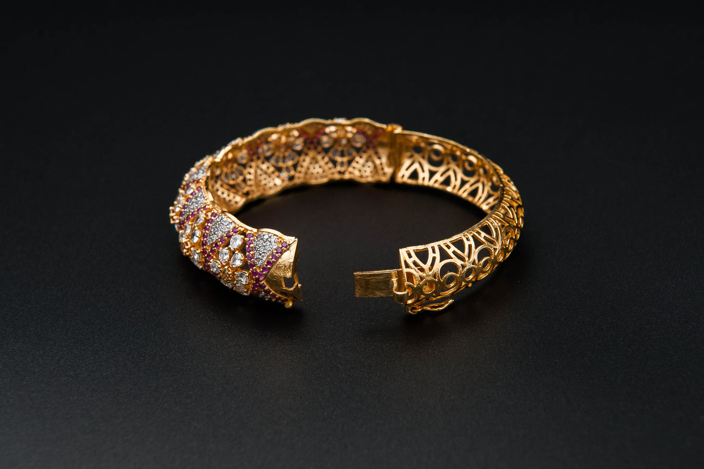 Rosette Royale Bracelet — 925 Sterling Silver, 24K Gold Plated