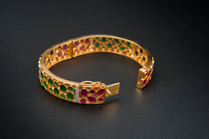 Sovereign Prism Bracelet — 925 Sterling Silver, 24K Gold Plated