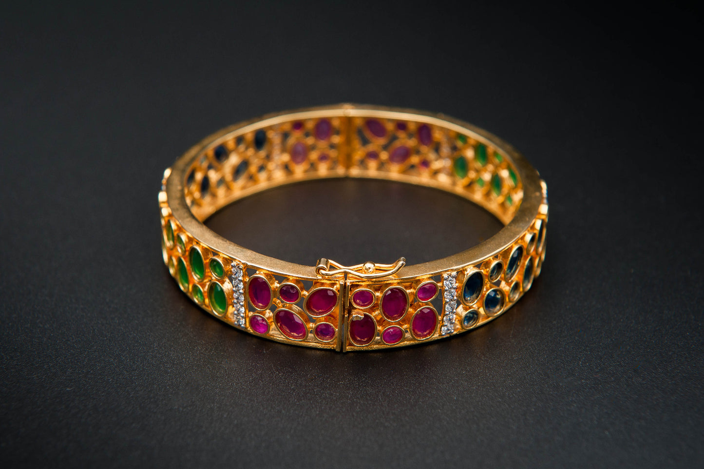 Sovereign Prism Bracelet — 925 Sterling Silver, 24K Gold Plated