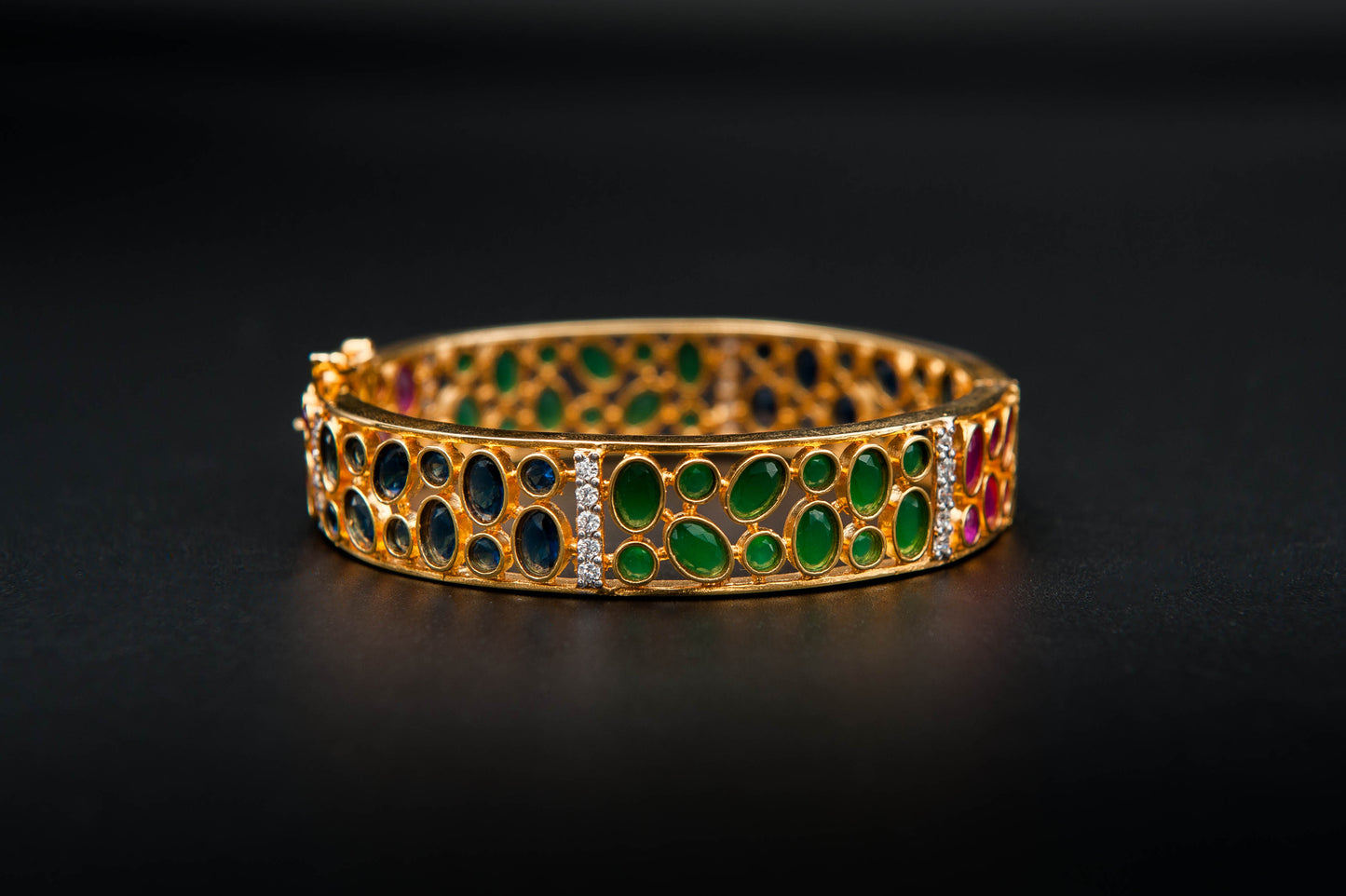 Sovereign Prism Bracelet — 925 Sterling Silver, 24K Gold Plated