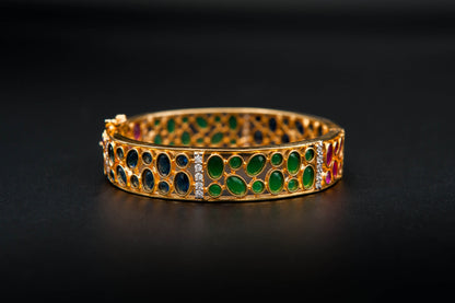 Sovereign Prism Bracelet — 925 Sterling Silver, 24K Gold Plated