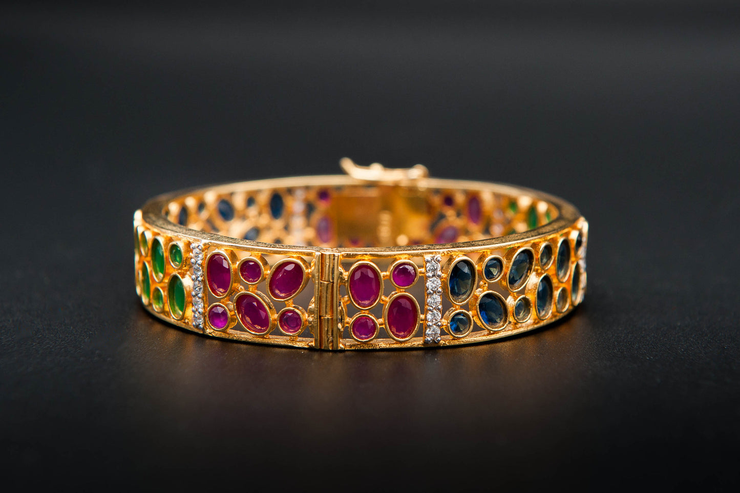 Sovereign Prism Bracelet — 925 Sterling Silver, 24K Gold Plated