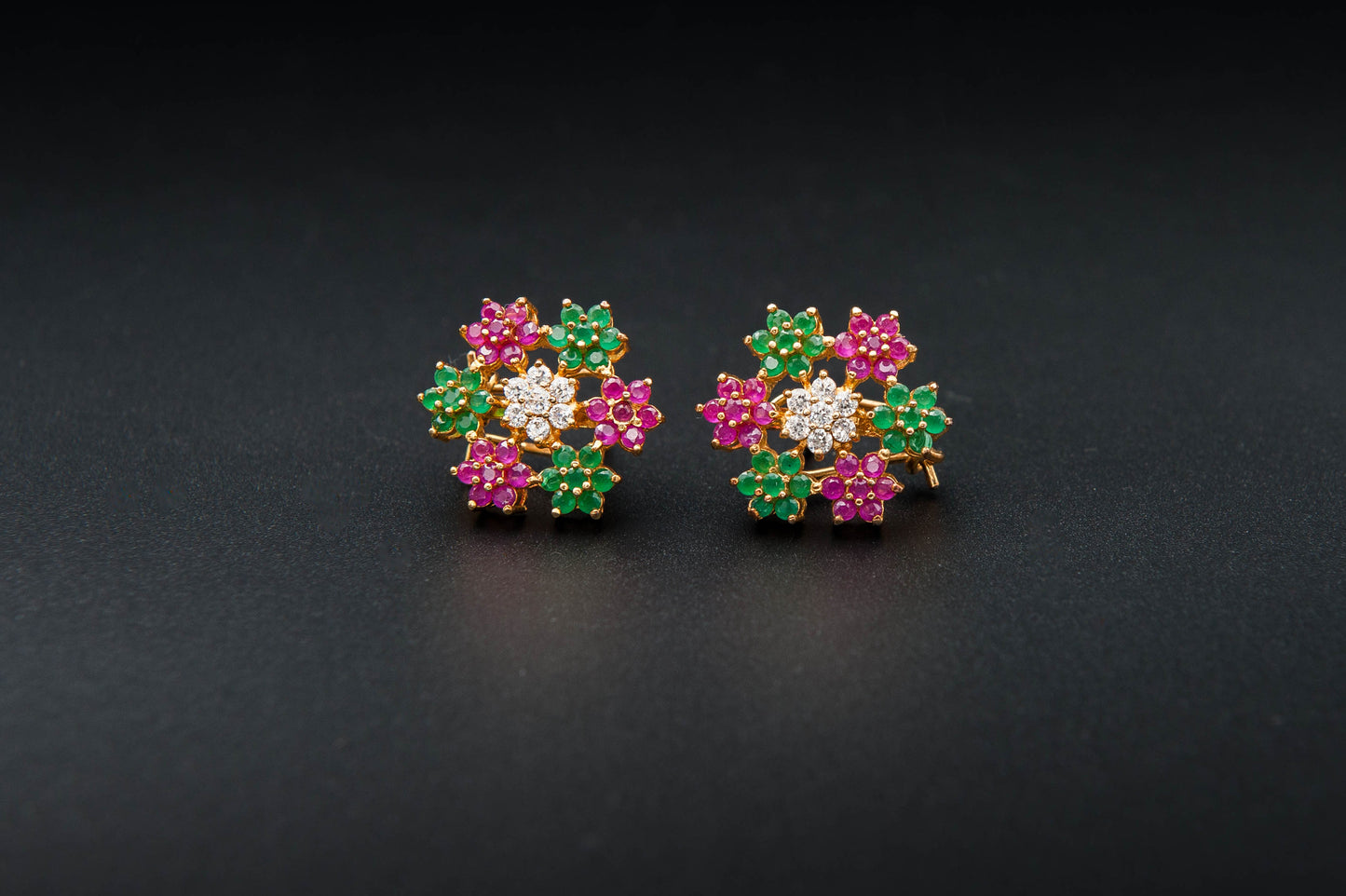 Garden Muse Earrings — 925 Sterling Silver with 24K Gold Plating