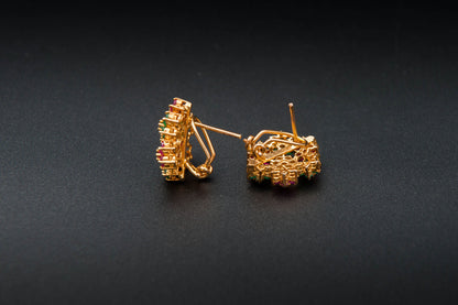 Garden Muse Earrings — 925 Sterling Silver with 24K Gold Plating