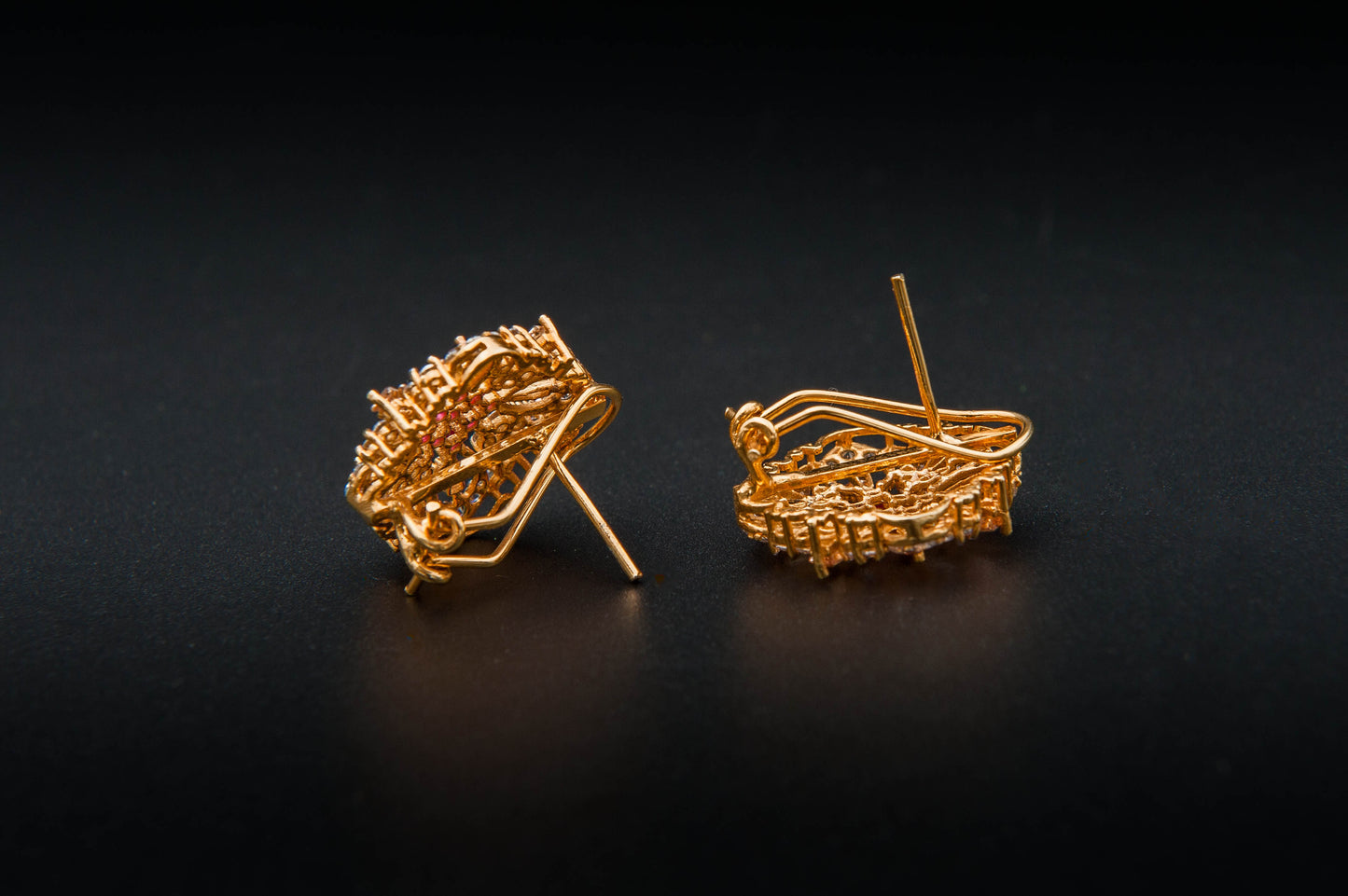 Blush Garland Earrings — 925 Sterling Silver with 24K Gold Plating