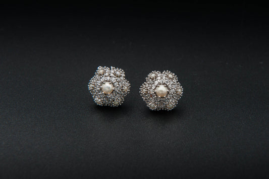 Lunar Petal Earrings — 925 Sterling Silver