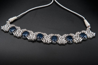 Midnight Bloom Bridal Set-925 Sterling Silver