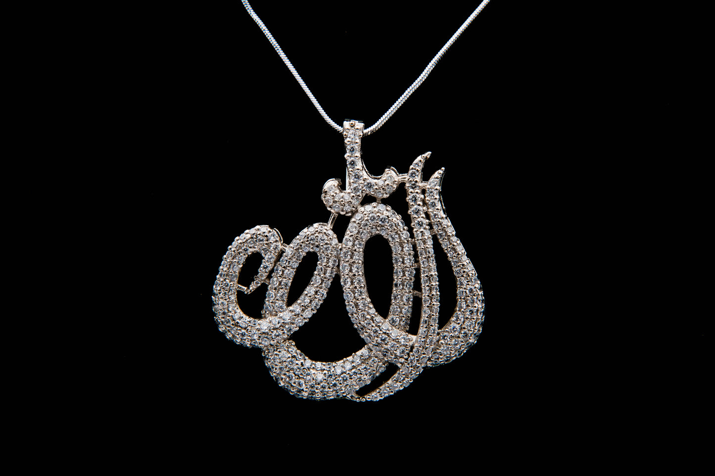 Calligraphy Pendant-925 Sterling Silver