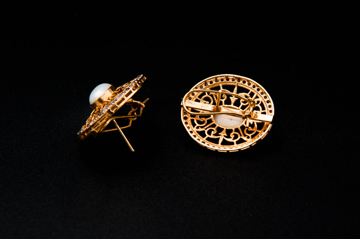 Golden Heirloom Bridal Set-925 Sterling Silver with 24K Gold Plating