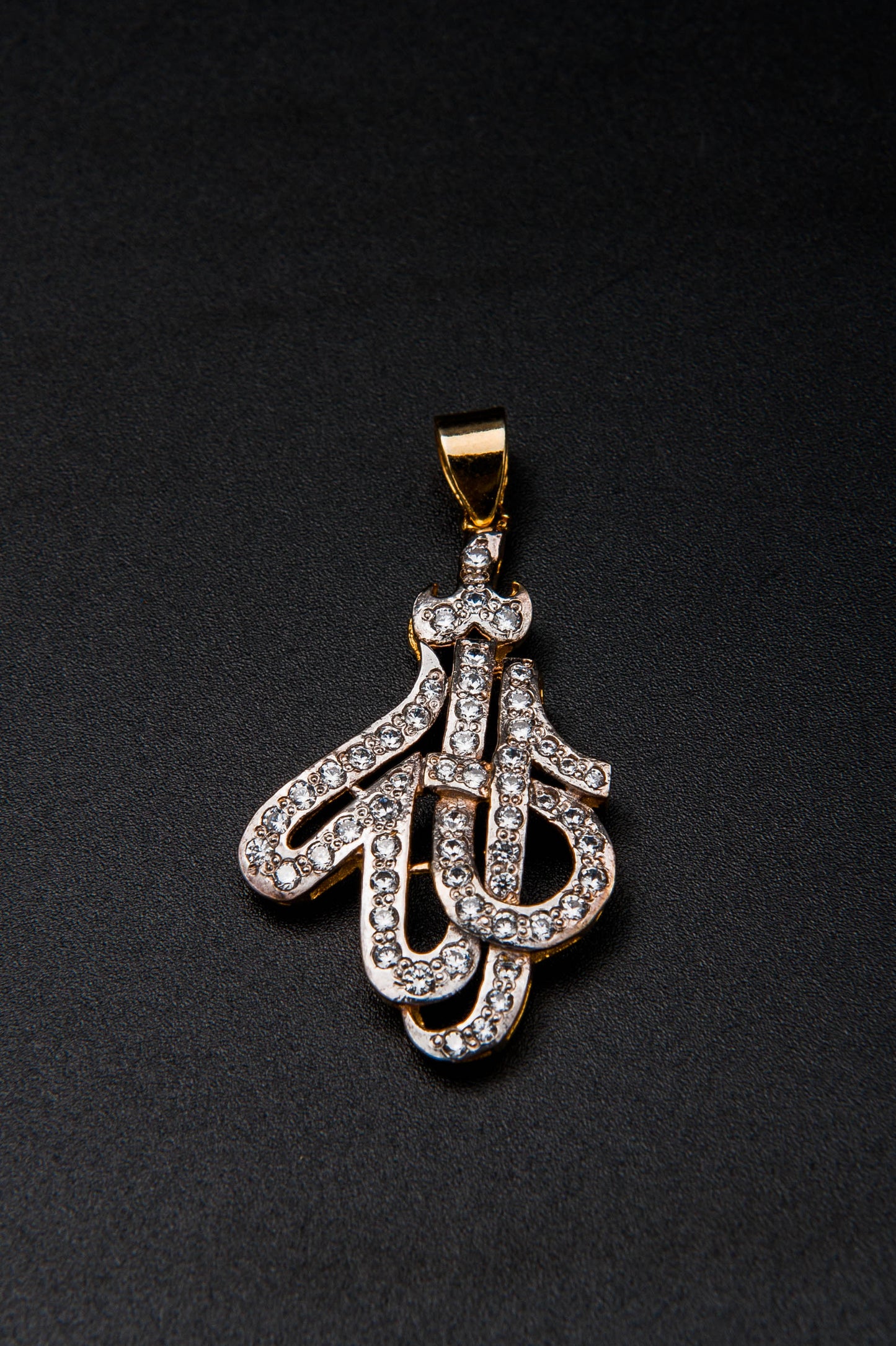 Celestial Script Pendant-925 Sterling Silver with 24K Gold Plating