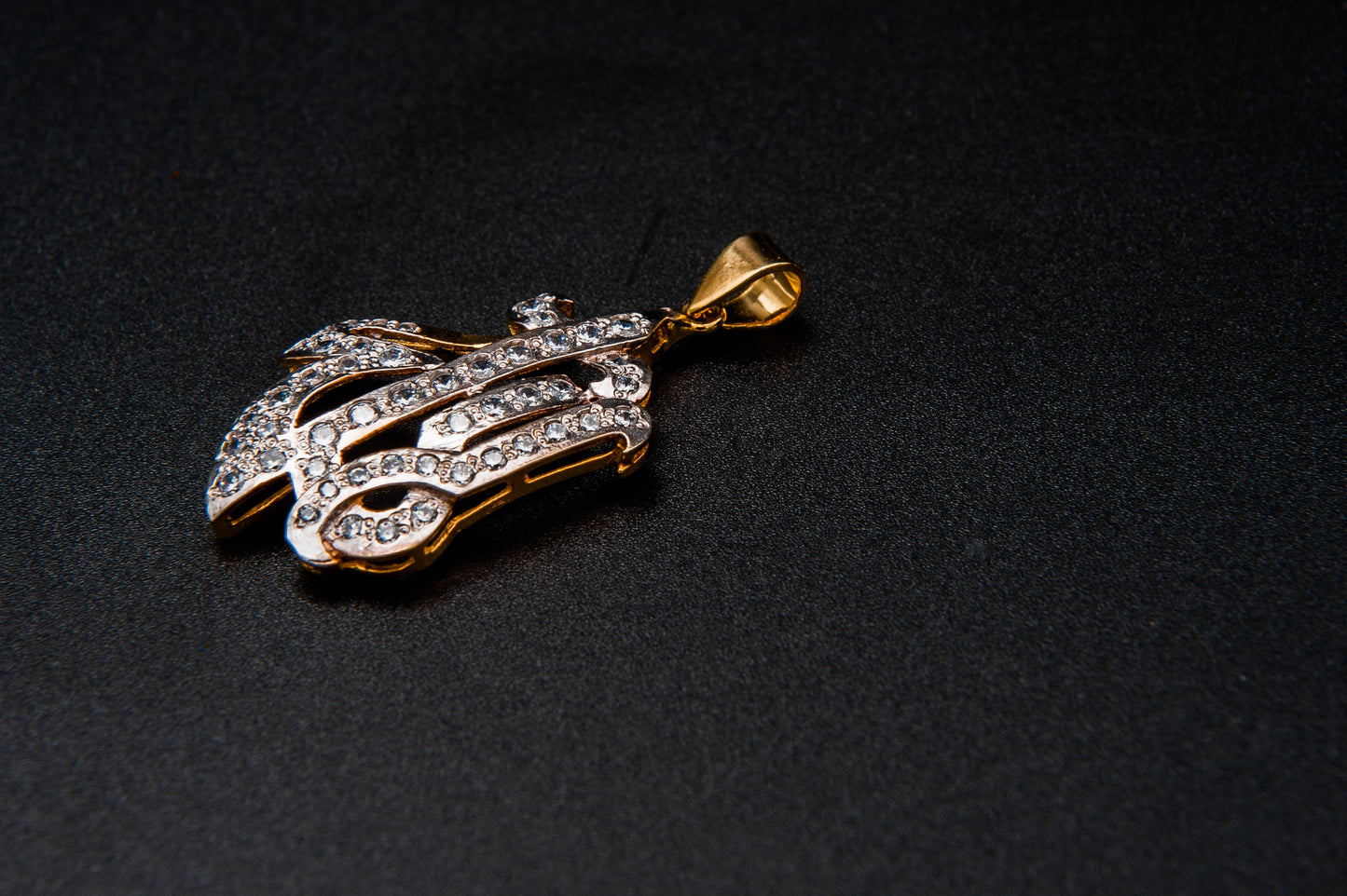 Eternal Script Pendant-925 Sterling Silver with 24K Gold Plating