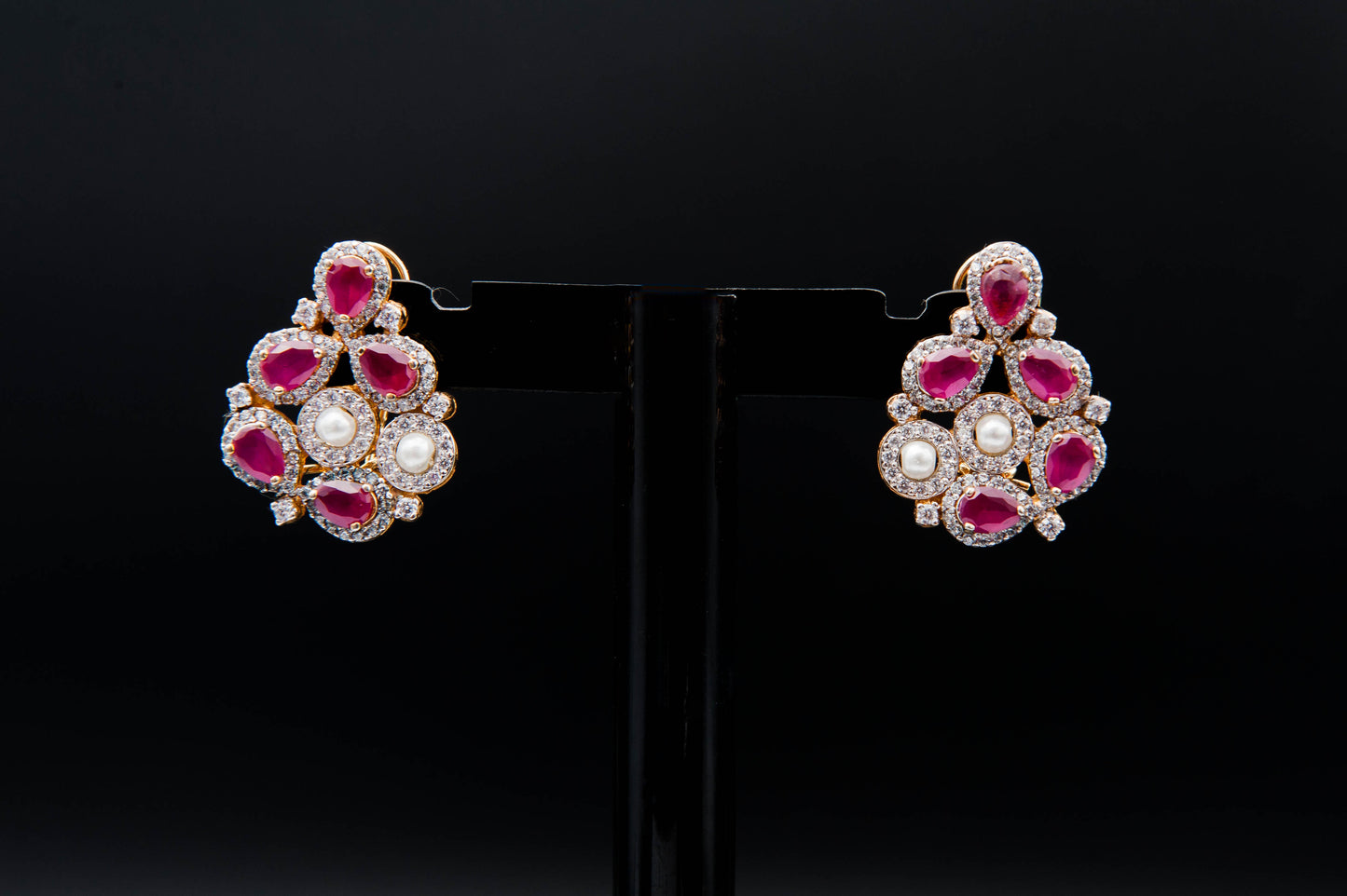 Scarlet Grace Earrings — 925 Sterling Silver