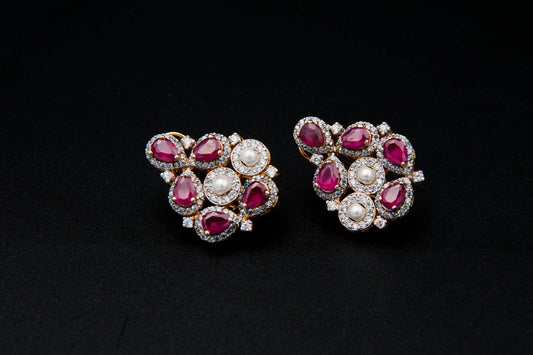 Scarlet Grace Earrings — 925 Sterling Silver