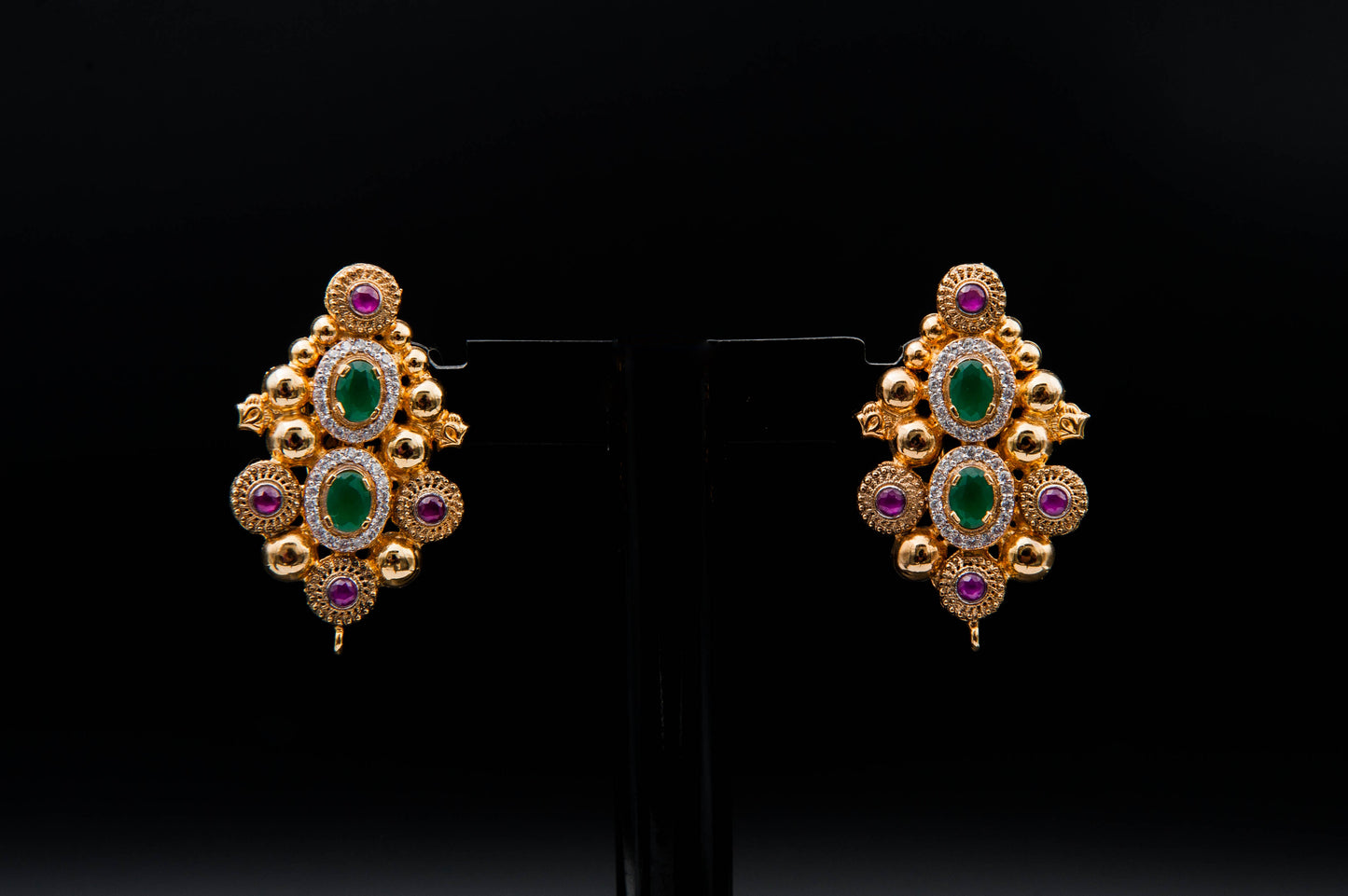 Majestic Harmony Bridal Set-925 Sterling Silver with 24K Gold Plating