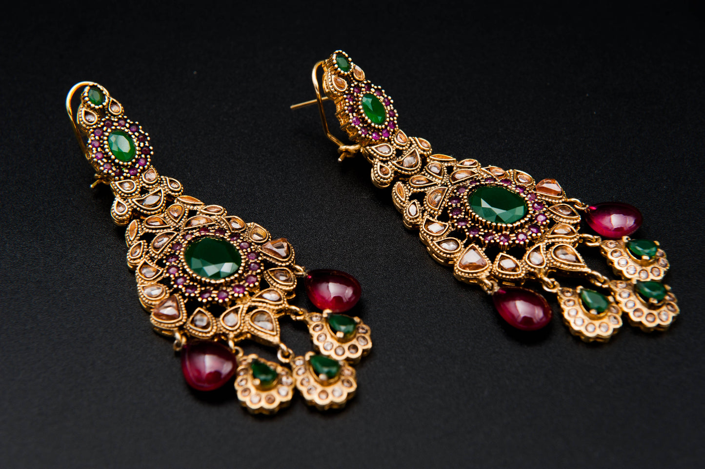 Royal Enchantment Bridal set-925 Sterling Silver with 24K Gold Plating