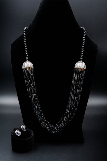 Noir Elegance Set-925 Sterling Silver