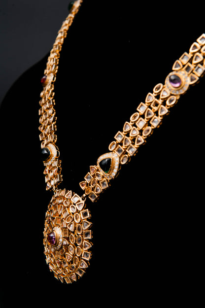 Heritage Splendor Bridal Set-925 Sterling Silver with 24K Gold Plating