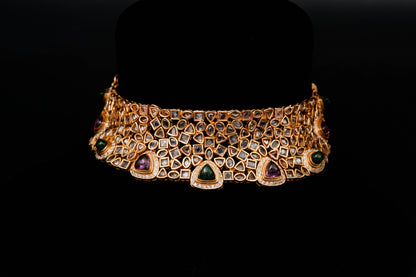 Heritage Splendor Bridal Set-925 Sterling Silver with 24K Gold Plating