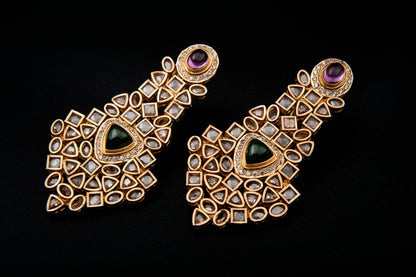 Heritage Splendor Bridal Set-925 Sterling Silver with 24K Gold Plating