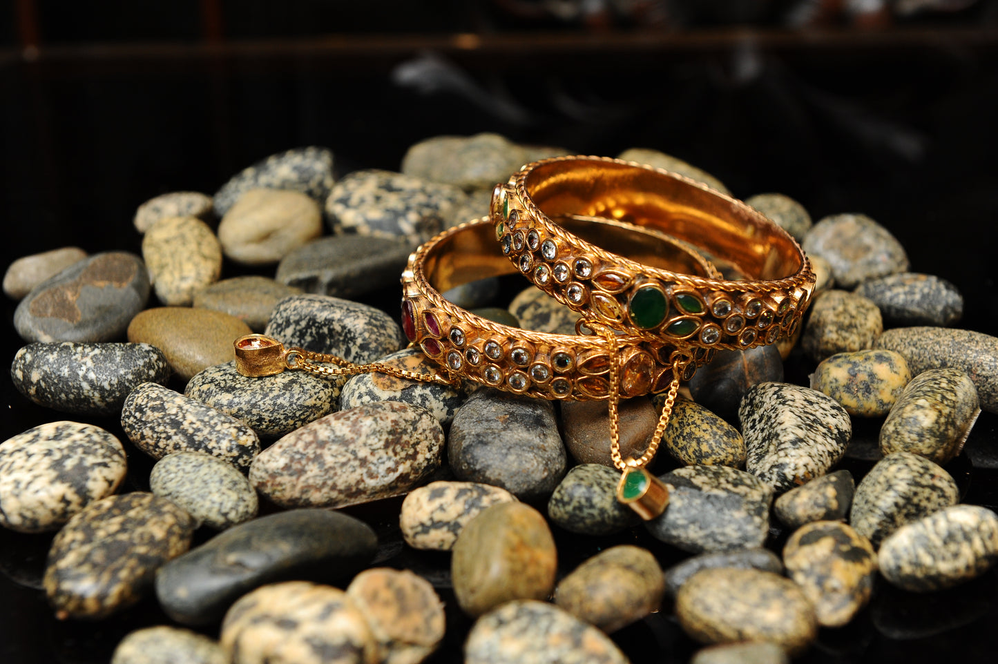 Gemlike Grace-Kundan Bangle