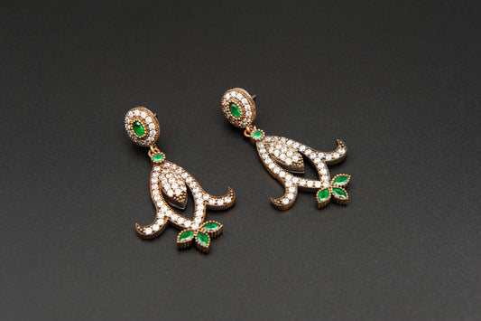 Celestial Filigree Bloom-925 Sterling Silver with 24K Gold plating