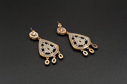 Verdant Echoes-925 Sterling Silver with 24K Gold Plating