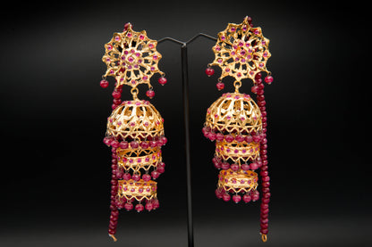 Ruby Tiers-Kundan Jhumkay