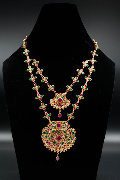 Imperial Bloom-Kundan set