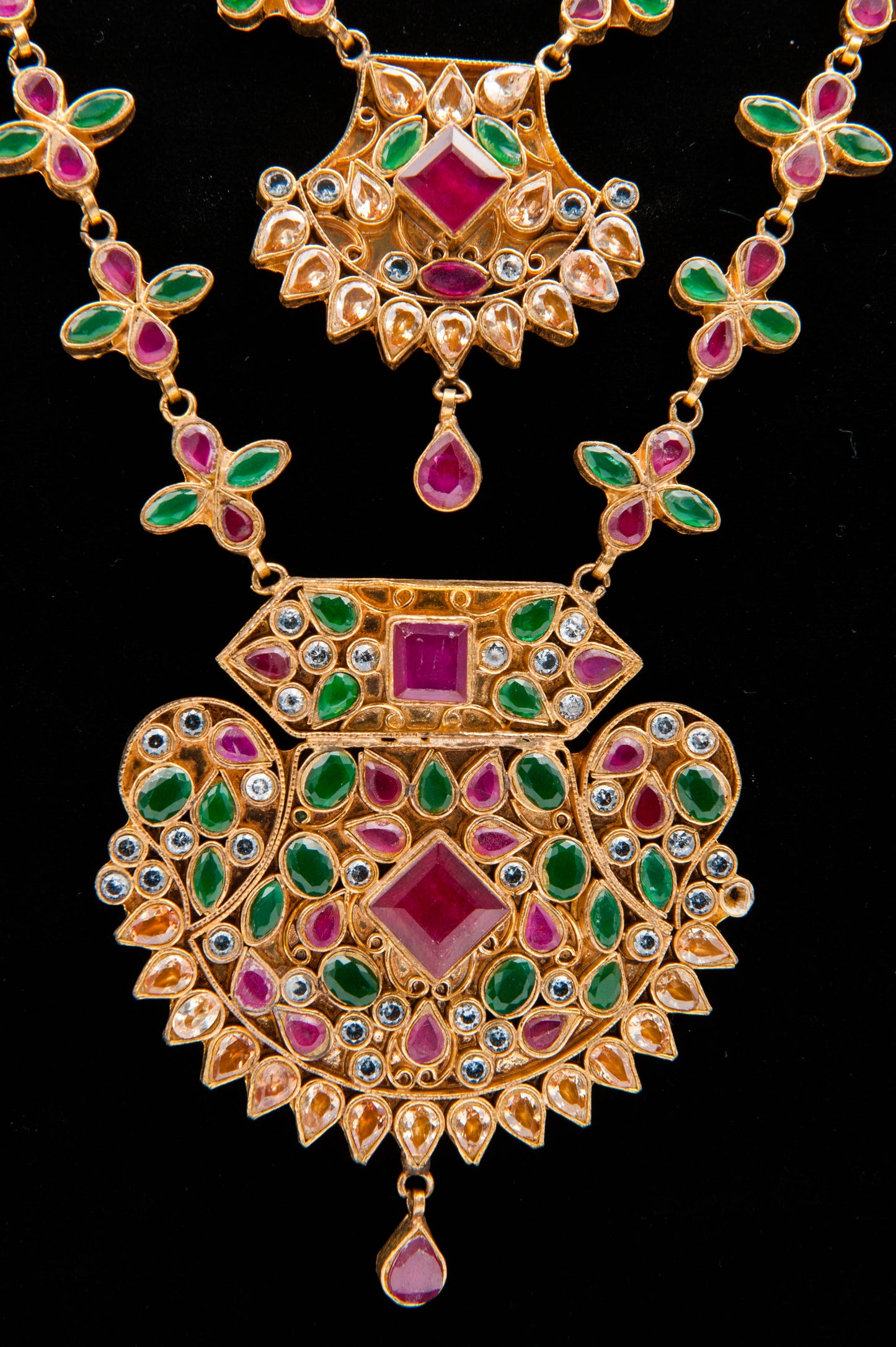 Imperial Bloom-Kundan set