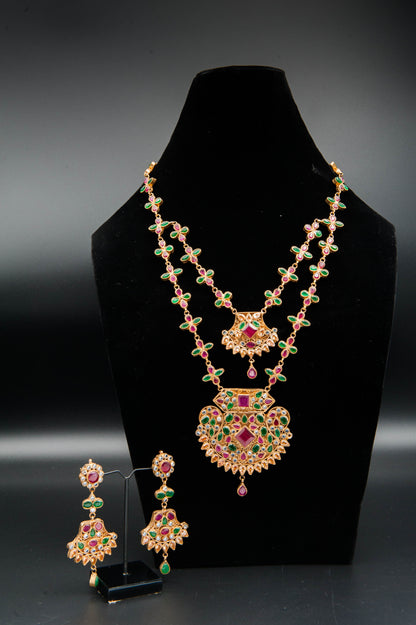 Imperial Bloom-Kundan set