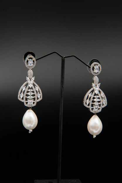 Pearl Cage Symphony-1K Silver Set